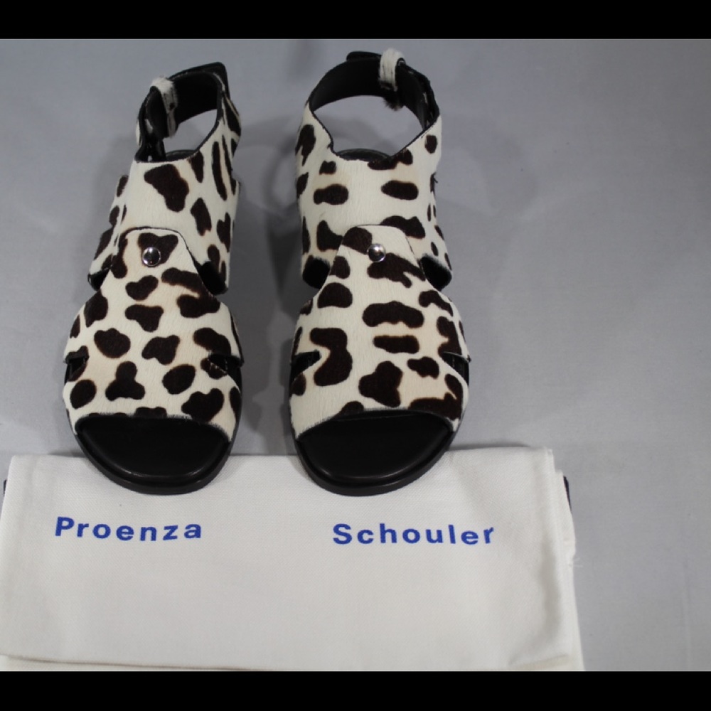 Proenza Schouler Leopard print sandal. Brand new